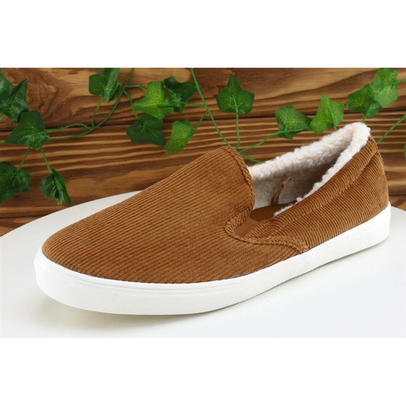 Old Navy Women Sz 9‎ M Brown Flat Fabric Shoes - Picture 1 of 8